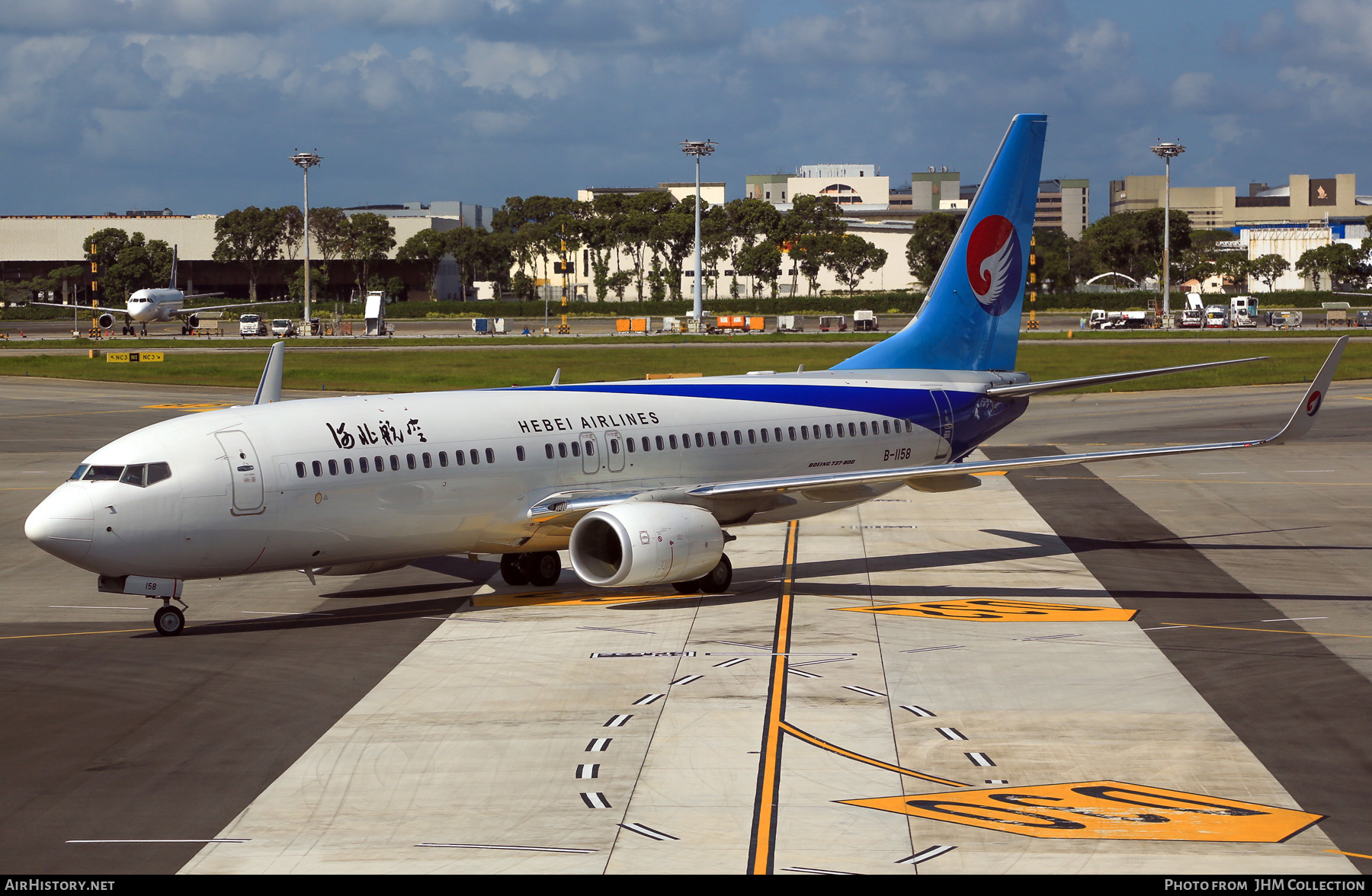 Aircraft Photo of B-1158 | Boeing 737-800 | Hebei Airlines | AirHistory.net #613105