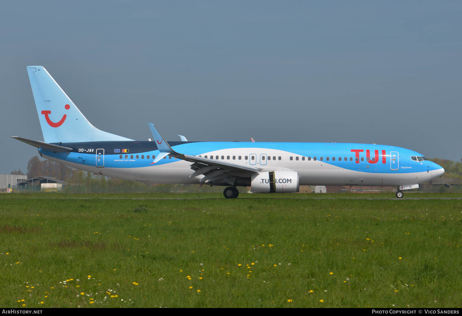 Aircraft Photo of OO-JAV | Boeing 737-8K5 | TUI | AirHistory.net #613120