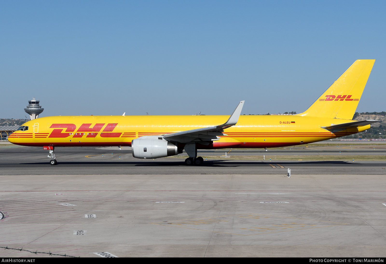 Aircraft Photo of D-ALEU | Boeing 757-23N(PCF) | DHL International | AirHistory.net #613127