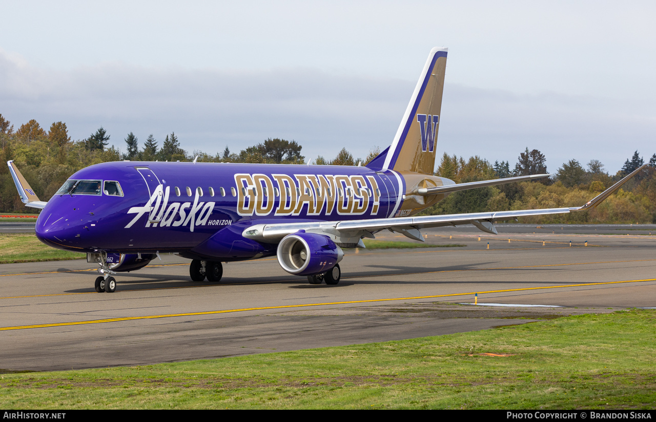 Aircraft Photo of N662QX | Embraer 175LR (ERJ-170-200LR) | Alaska Airlines | AirHistory.net #613141