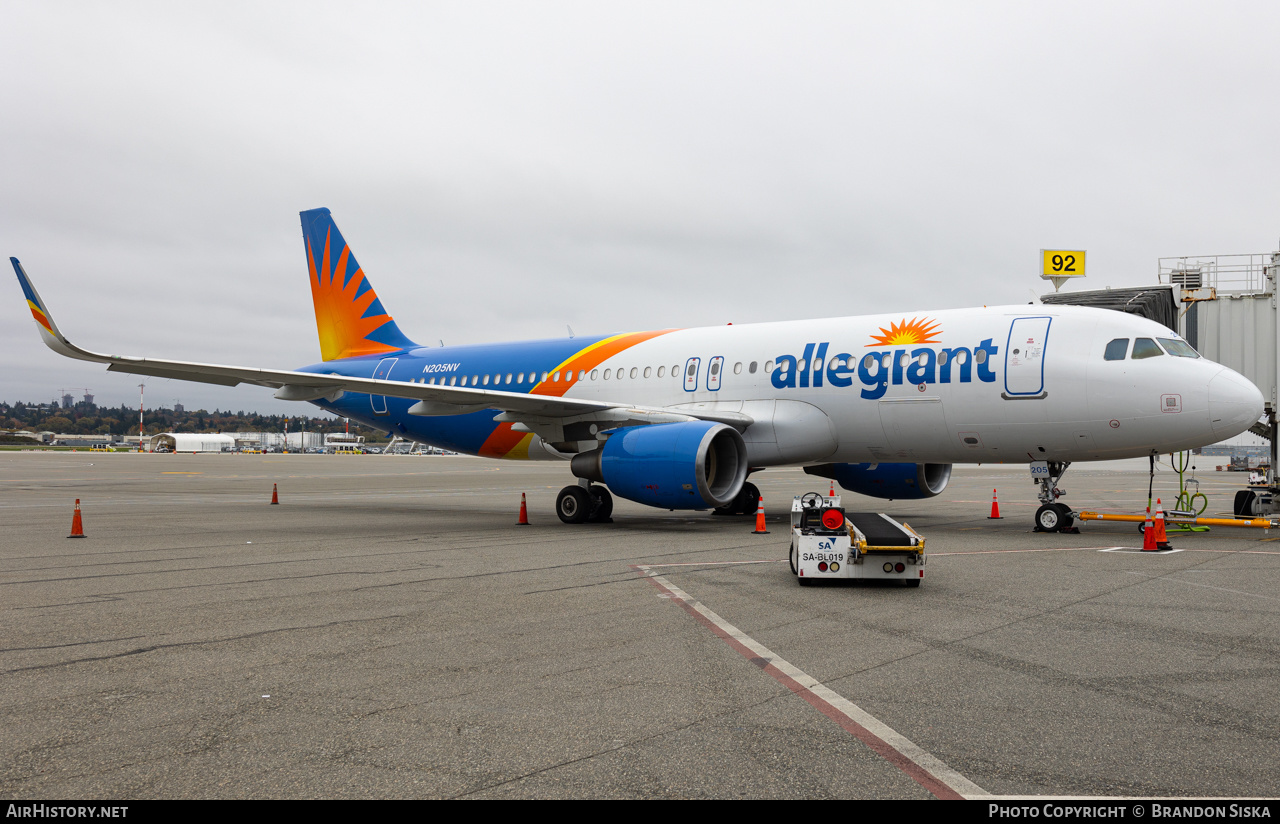 Aircraft Photo of N205NV | Airbus A320-214 | Allegiant Air | AirHistory.net #613152