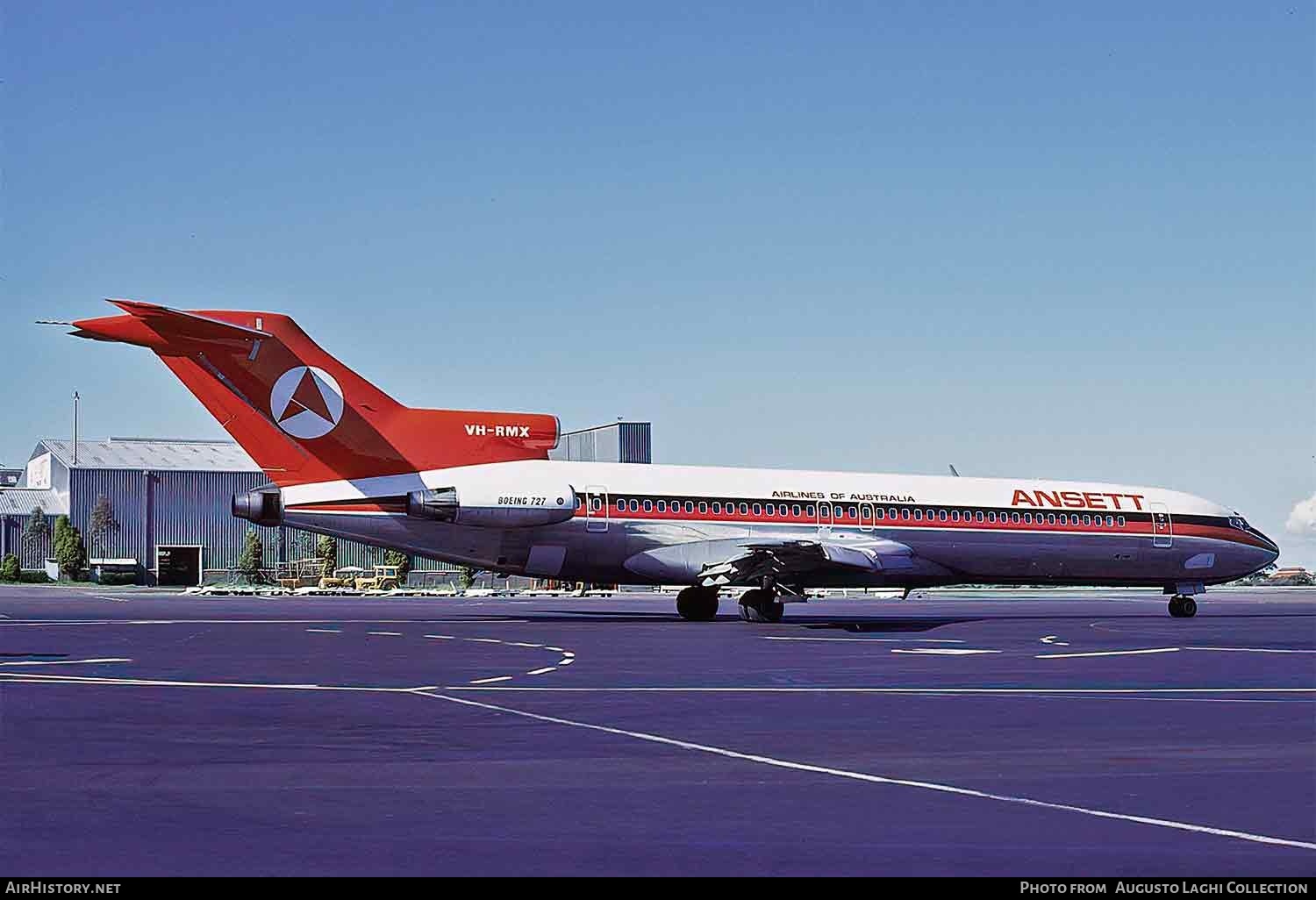 Aircraft Photo of VH-RMX | Boeing 727-277/Adv | Ansett Airlines of Australia | AirHistory.net #613164