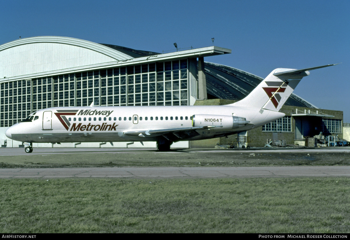 Aircraft Photo of N1064T | Douglas DC-9-15 | Midway Metrolink | AirHistory.net #613171
