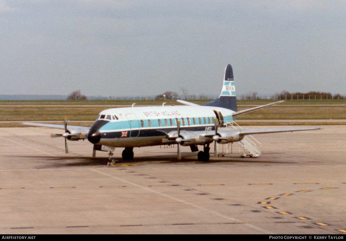 Aircraft Photo of G-BFZL | Vickers 836 Viscount | British Midland Airways - BMA | AirHistory.net #613173