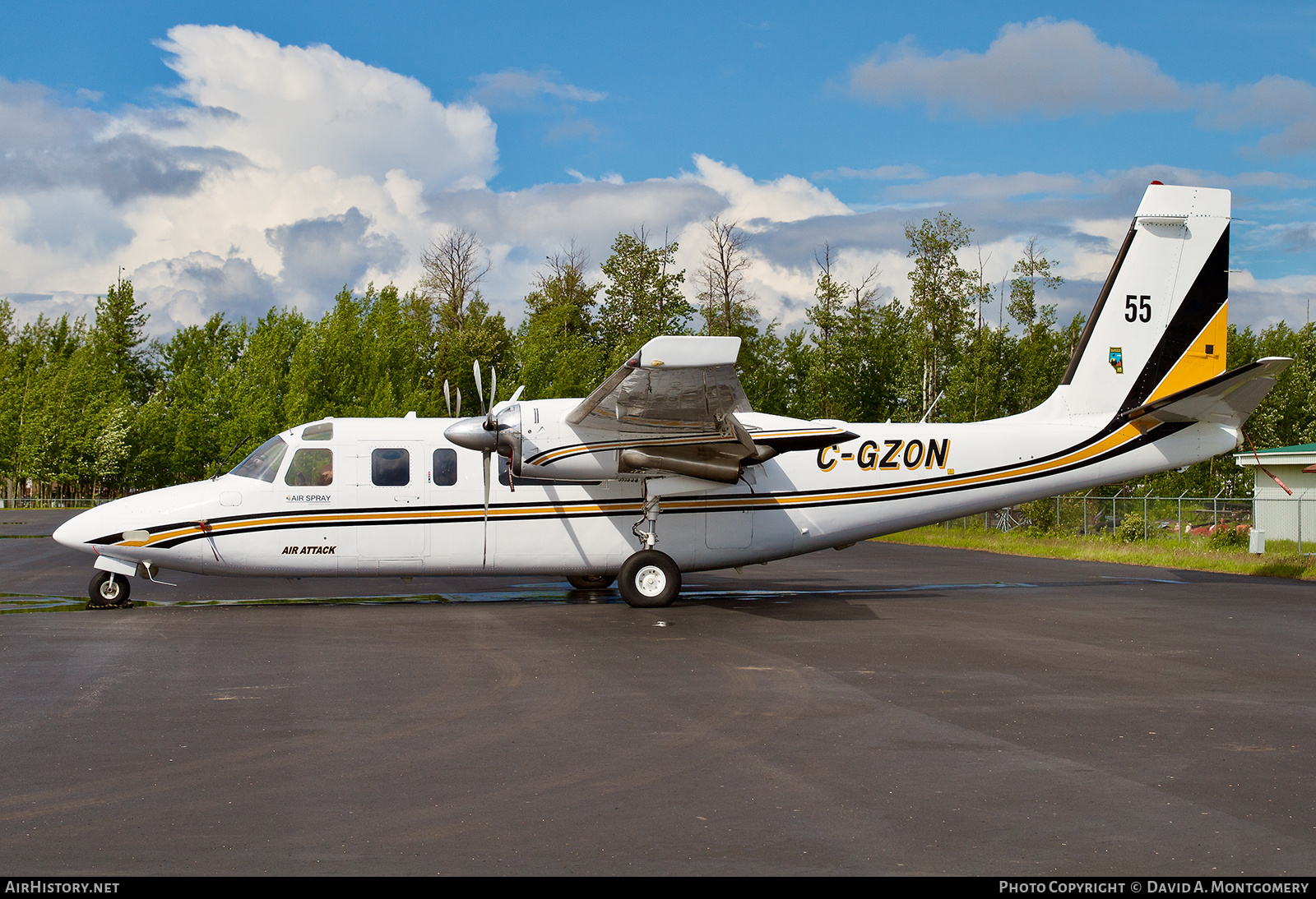 Aircraft Photo of C-GZON | North American Rockwell 690 Turbo Commander | Air Spray | AirHistory.net #613249