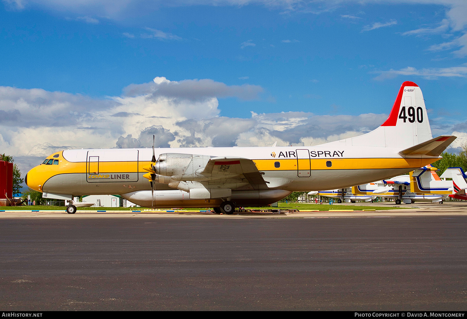 Aircraft Photo of C-GZCF | Lockheed L-188C(AT) Electra | Air Spray | AirHistory.net #613255