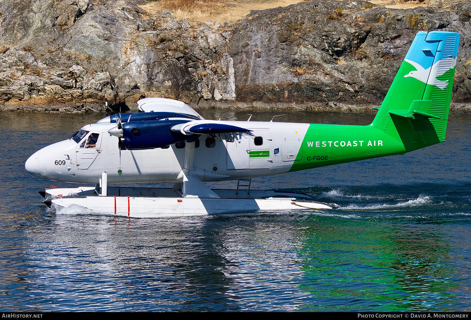 Aircraft Photo of C-FGQE | De Havilland Canada DHC-6-100 Twin Otter | Westcoast Air | AirHistory.net #613257