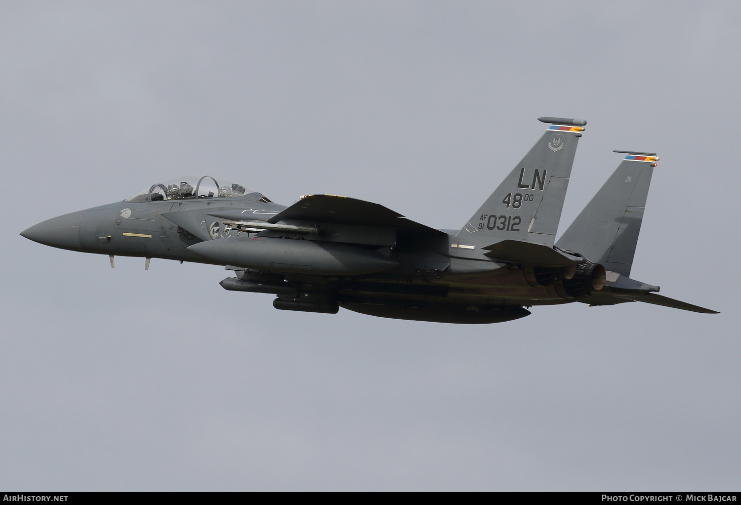 Aircraft Photo of 91-0312 / AF91-312 | McDonnell Douglas F-15E Strike Eagle | USA - Air Force | AirHistory.net #613265