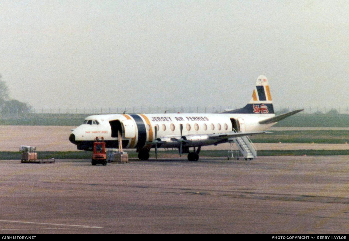 Aircraft Photo of G-AOYP | Vickers 806 Viscount | Jersey Air Ferries | AirHistory.net #613267