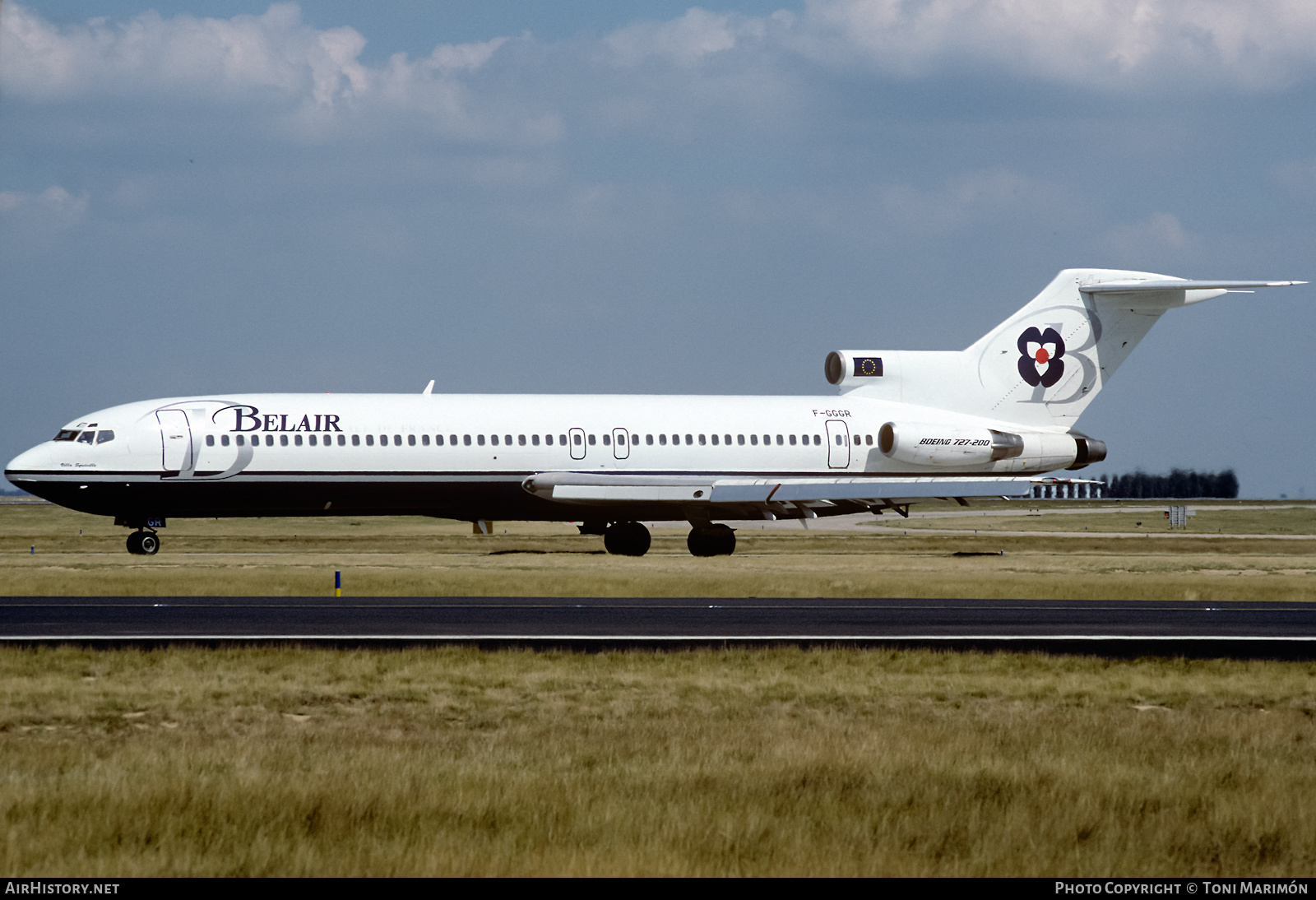 Aircraft Photo of F-GGGR | Boeing 727-2H3/Adv | Belair - Ile de France | AirHistory.net #613296