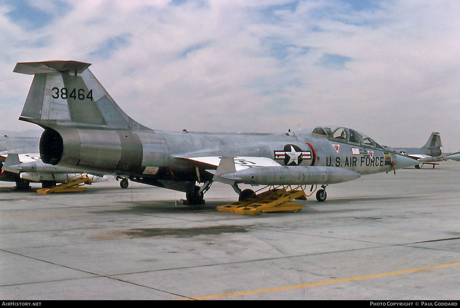 Aircraft Photo of 63-8464 / 38464 | Lockheed TF-104G Starfighter | USA - Air Force | AirHistory.net #613309