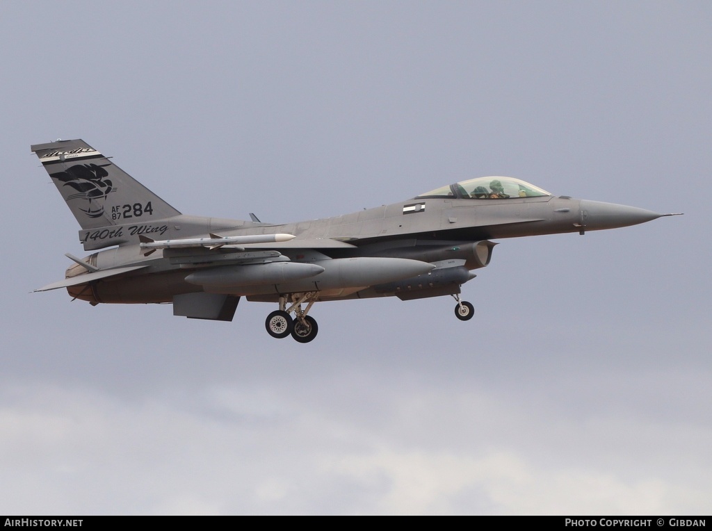 Aircraft Photo of 87-0284 | General Dynamics F-16C Fighting Falcon | USA - Air Force | AirHistory.net #613335