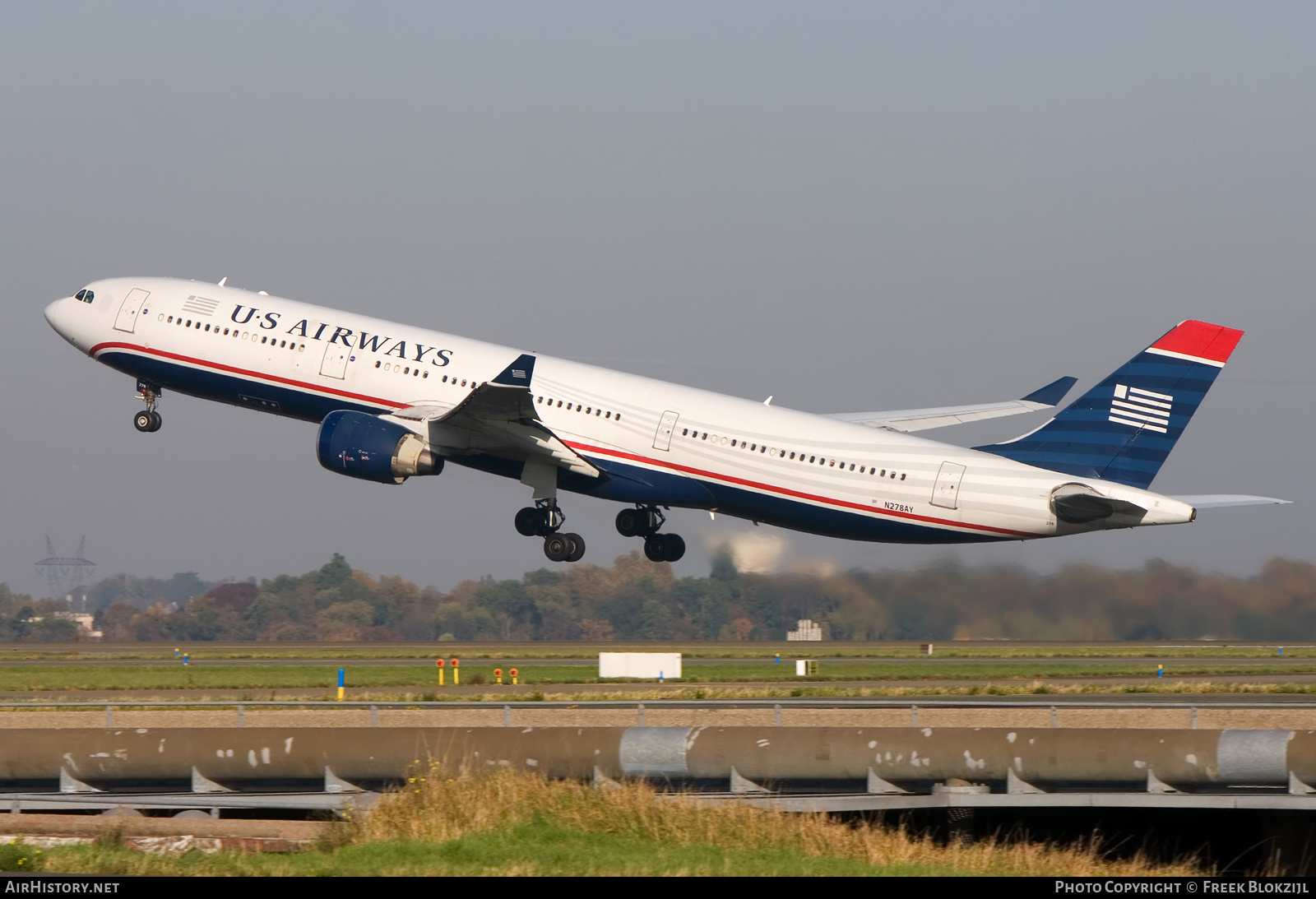 Aircraft Photo of N278AY | Airbus A330-323 | US Airways | AirHistory.net #613351