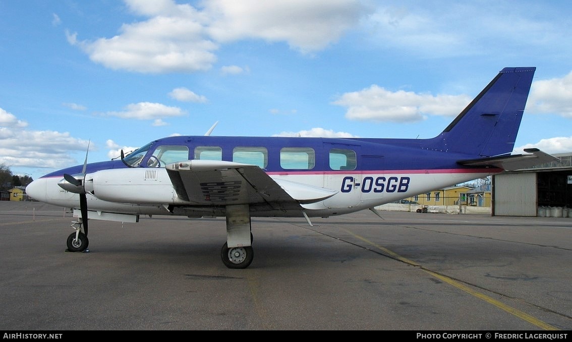 Aircraft Photo of G-OSGB | Piper PA-31-350 Navajo Chieftain | AirHistory.net #613352