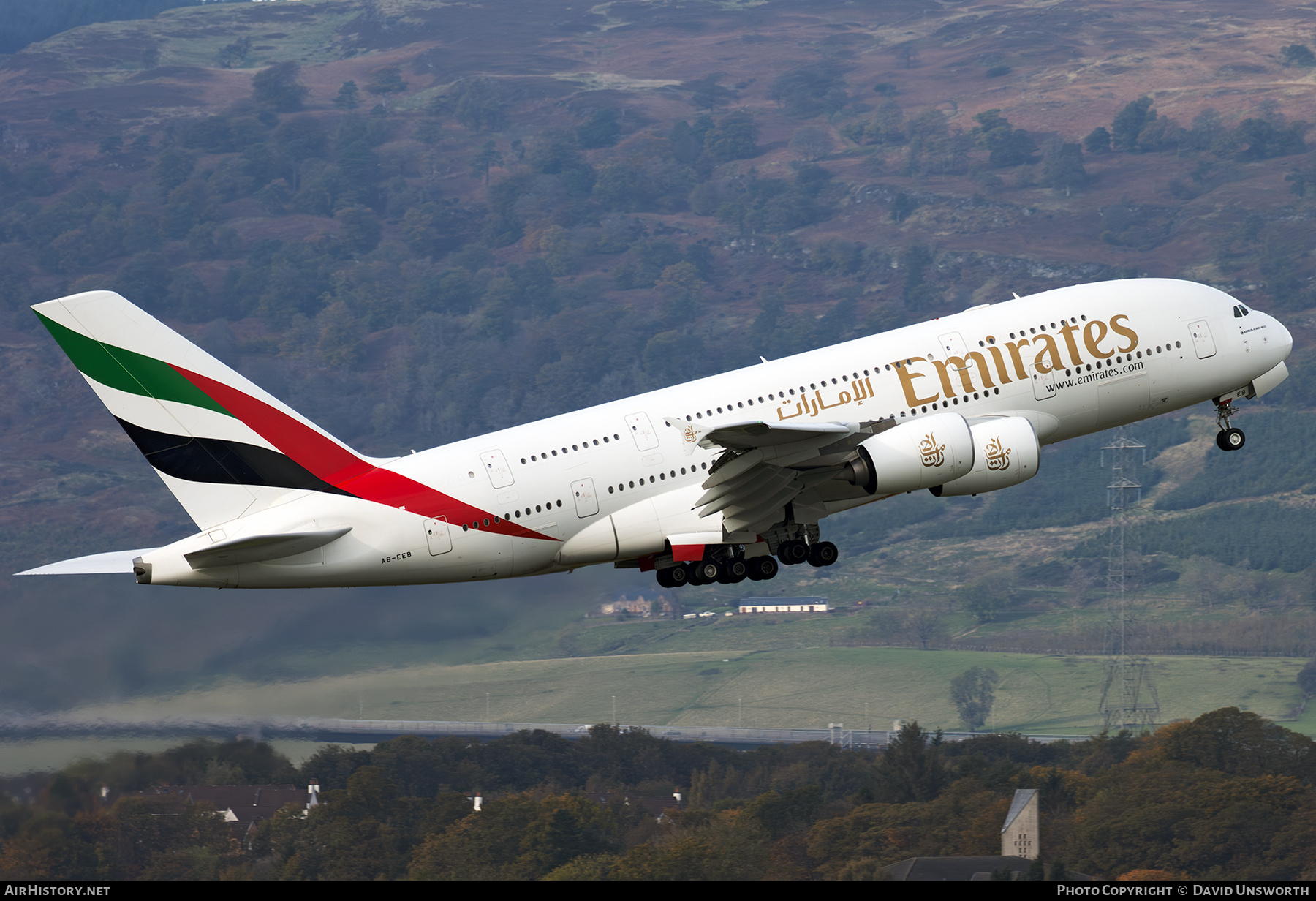 Aircraft Photo of A6-EEB | Airbus A380-861 | Emirates | AirHistory.net #613362