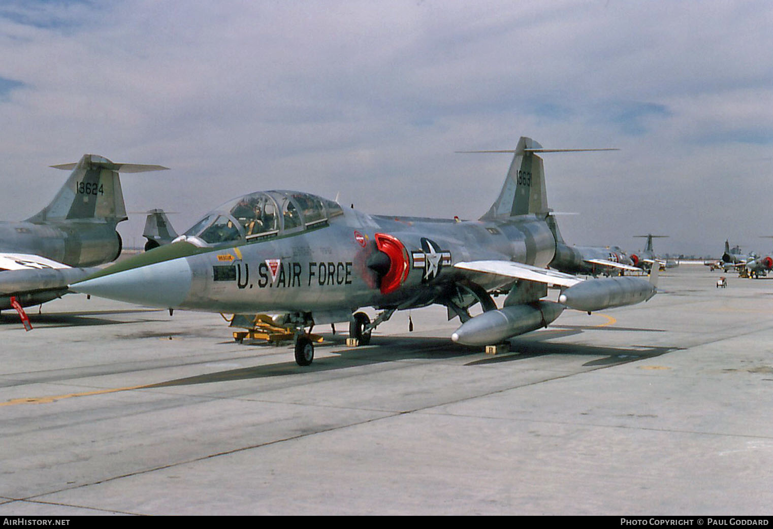 Aircraft Photo of 66-13631 / 13631 | Lockheed TF-104G Starfighter | USA - Air Force | AirHistory.net #613366