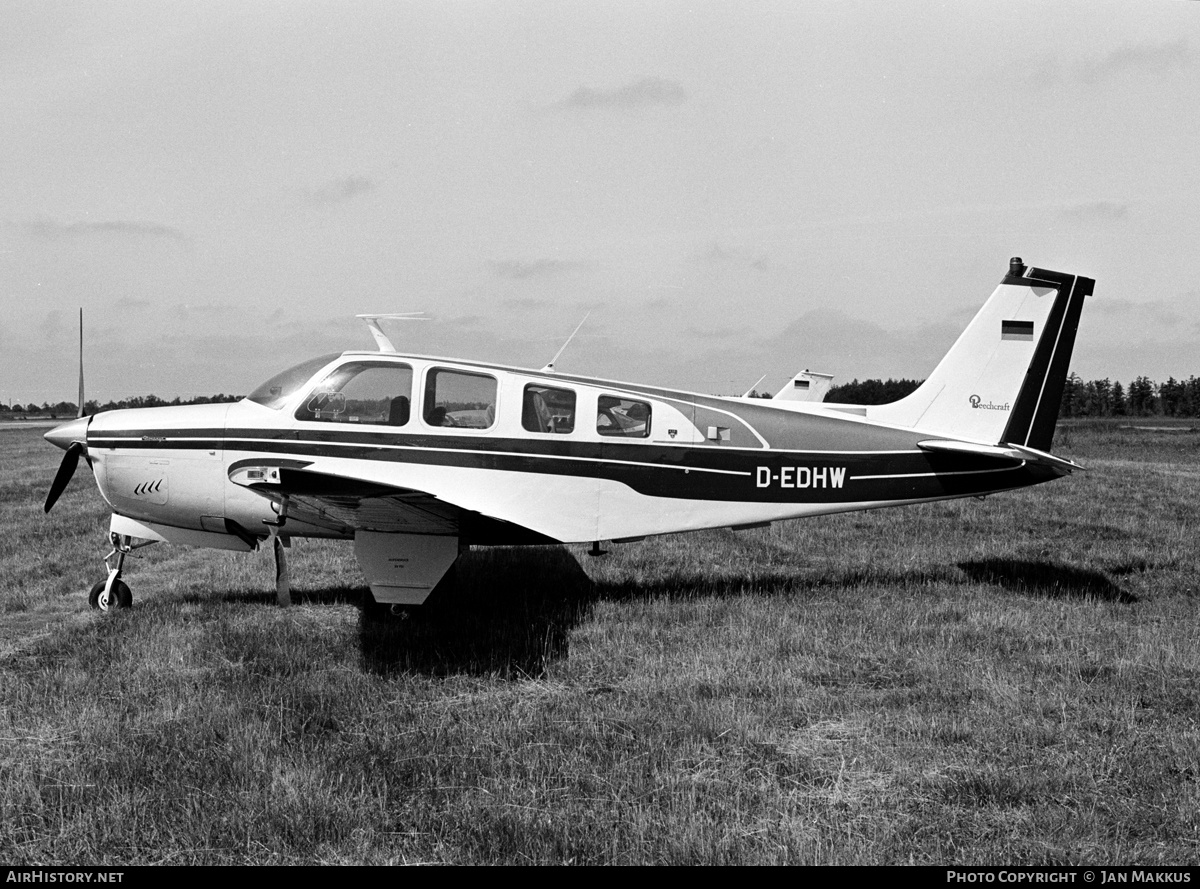 Aircraft Photo of D-EDHW | Beech A36 Bonanza | AirHistory.net #613395