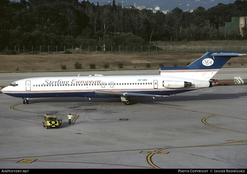 Aircraft Photo of OY-SBO | Boeing 727-2K3/Adv | Sterling European Airlines | AirHistory.net #613404