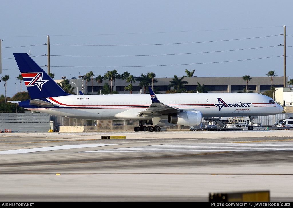 Aircraft Photo of N193AN | Boeing 757-223(PCF) | Amerijet International | AirHistory.net #613418