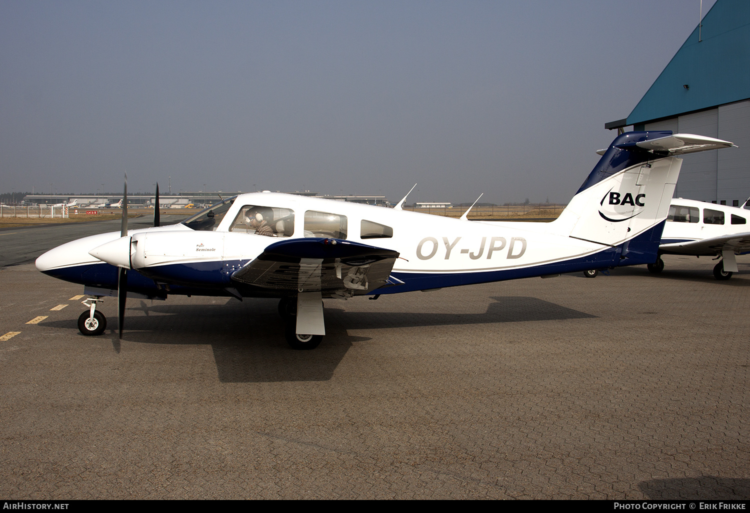 Aircraft Photo of OY-JPD | Piper PA-44-180 Seminole | BAC - Billund Air Center | AirHistory.net #613430