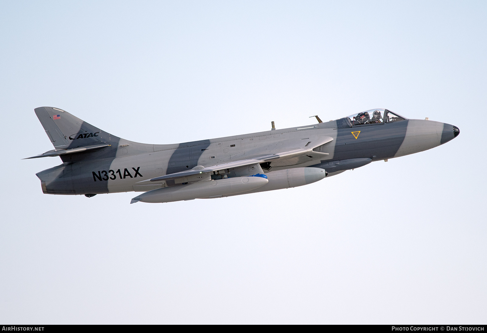 Aircraft Photo of N331AX | Hawker Hunter F58 | ATAC - Airborne Tactical Advantage Company | AirHistory.net #613432