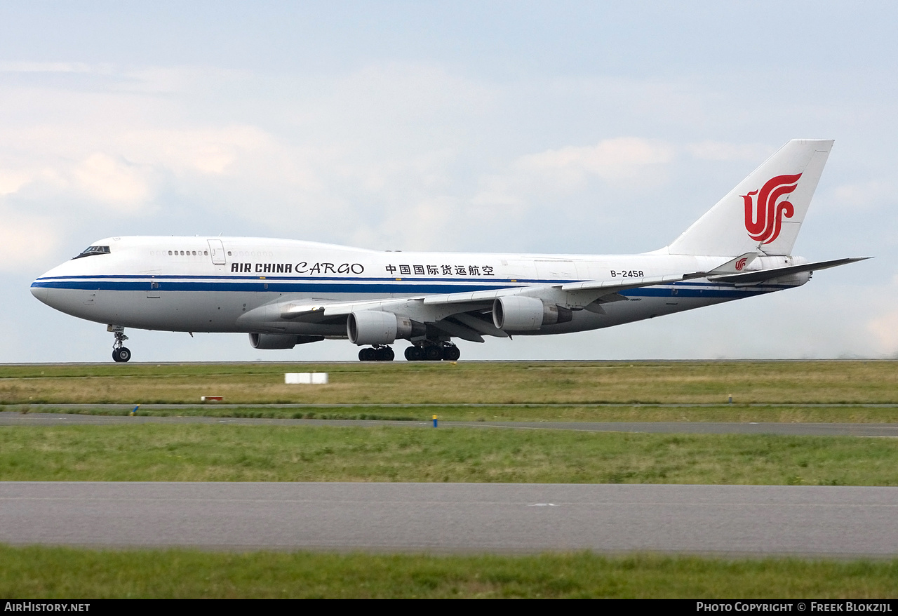 Aircraft Photo of B-2458 | Boeing 747-4J6(BCF) | Air China Cargo | AirHistory.net #613434