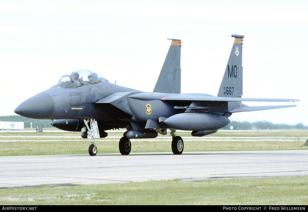 Aircraft Photo of 88-1667 | Boeing F-15E Strike Eagle | USA - Air Force | AirHistory.net #613446