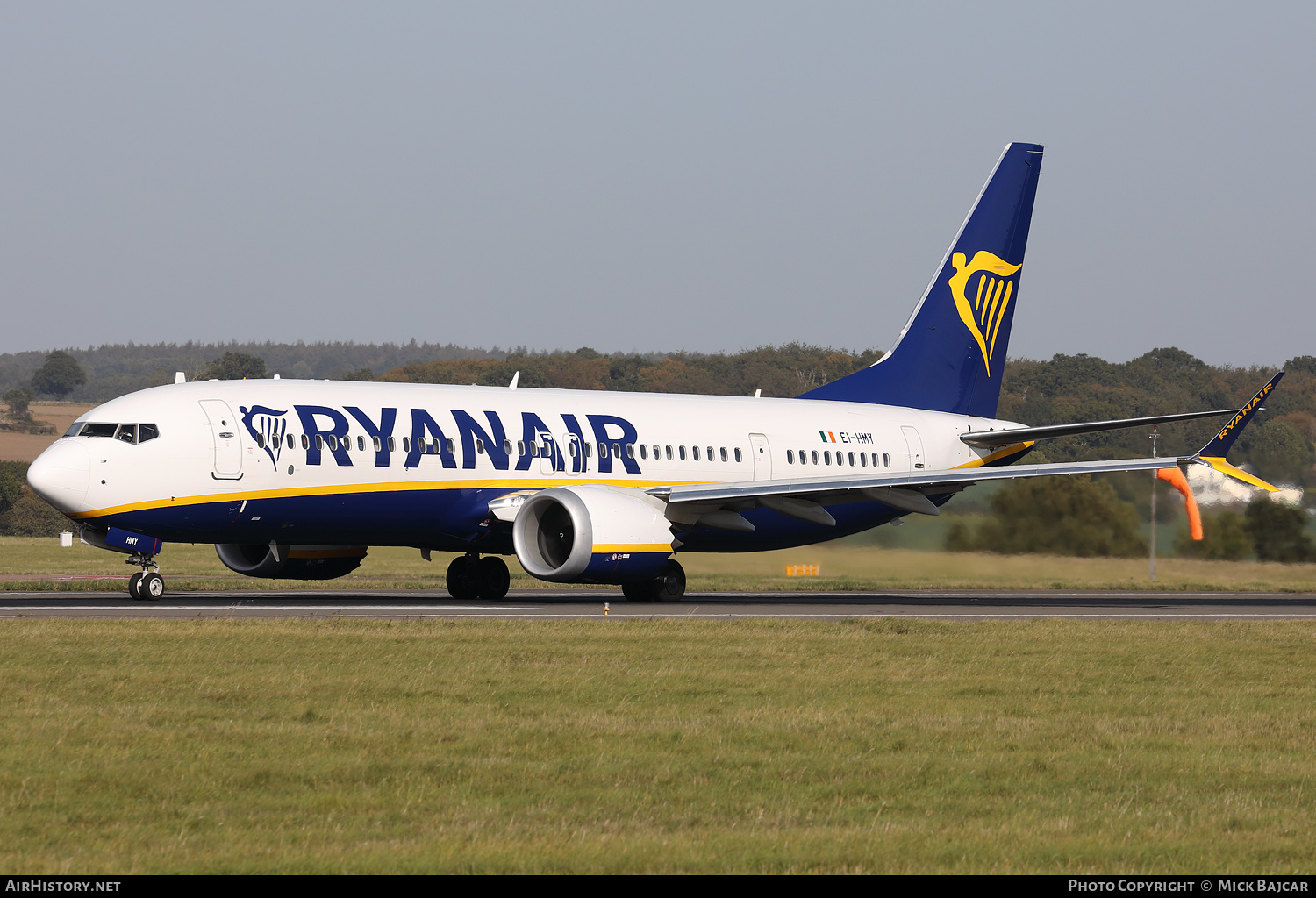 Aircraft Photo of EI-HMY | Boeing 737-8200 Max 200 | Ryanair | AirHistory.net #613454