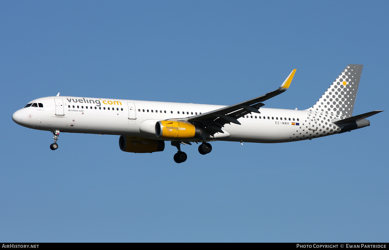 Aircraft Photo of EC-MMH | Airbus A321-231 | Vueling Airlines | AirHistory.net #613463