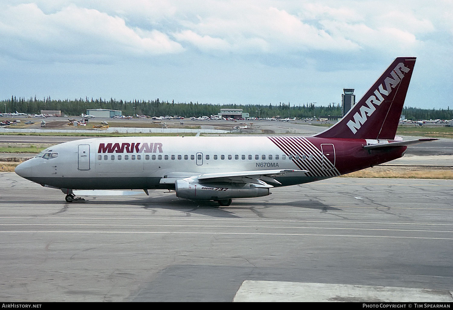Aircraft Photo of N670MA | Boeing 737-2X6C/Adv | MarkAir | AirHistory.net #613467