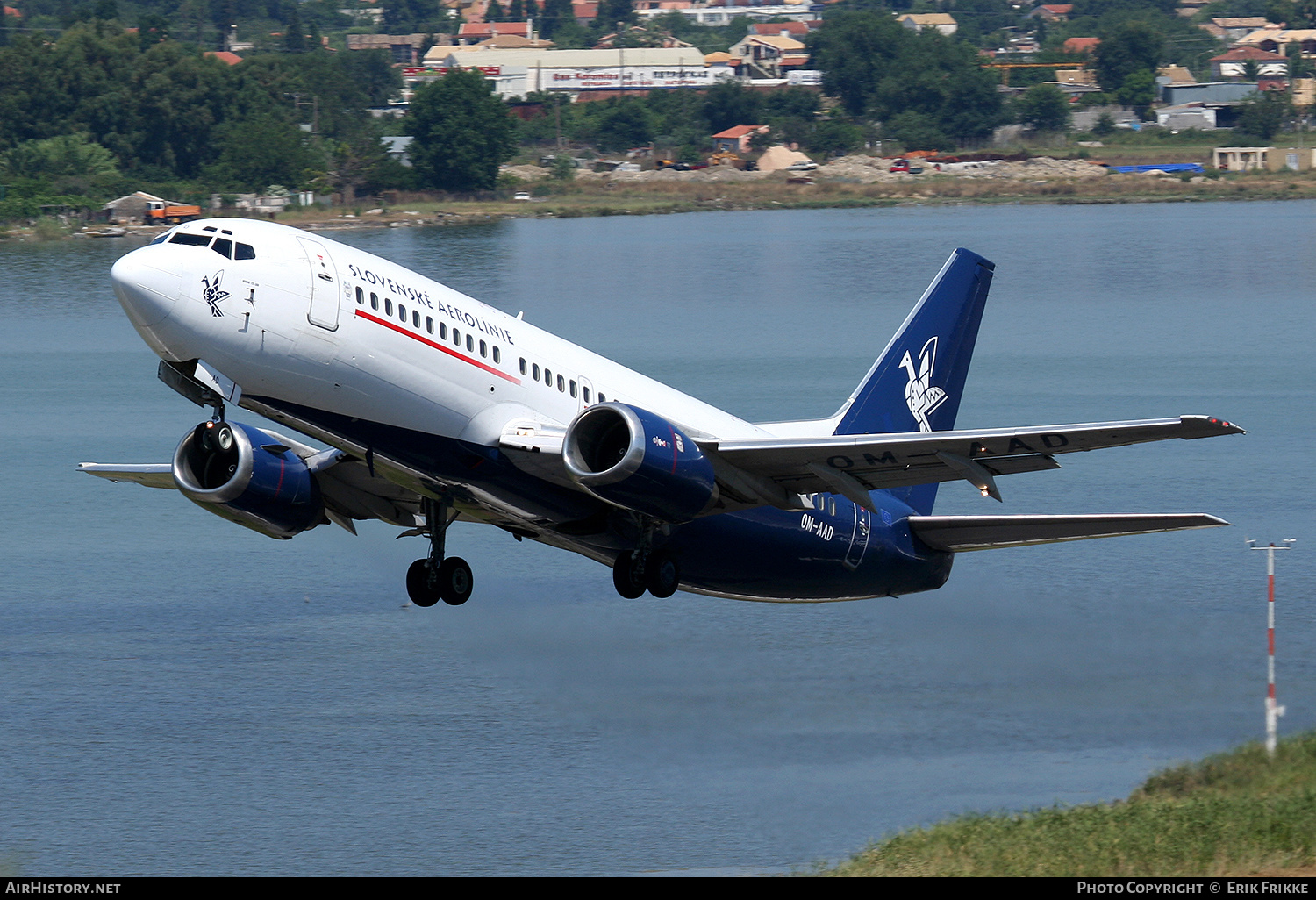 Aircraft Photo of OM-AAD | Boeing 737-33A | Slovak Airlines - Slovenské Aerolínie | AirHistory.net #613505