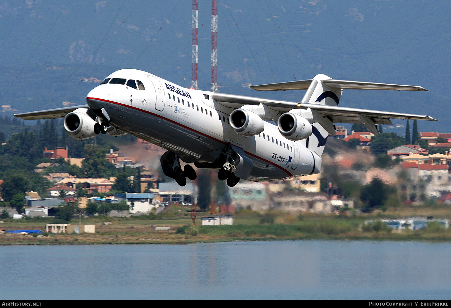 Aircraft Photo of SX-DVF | BAE Systems Avro 146-RJ100 | Aegean Airlines | AirHistory.net #613512