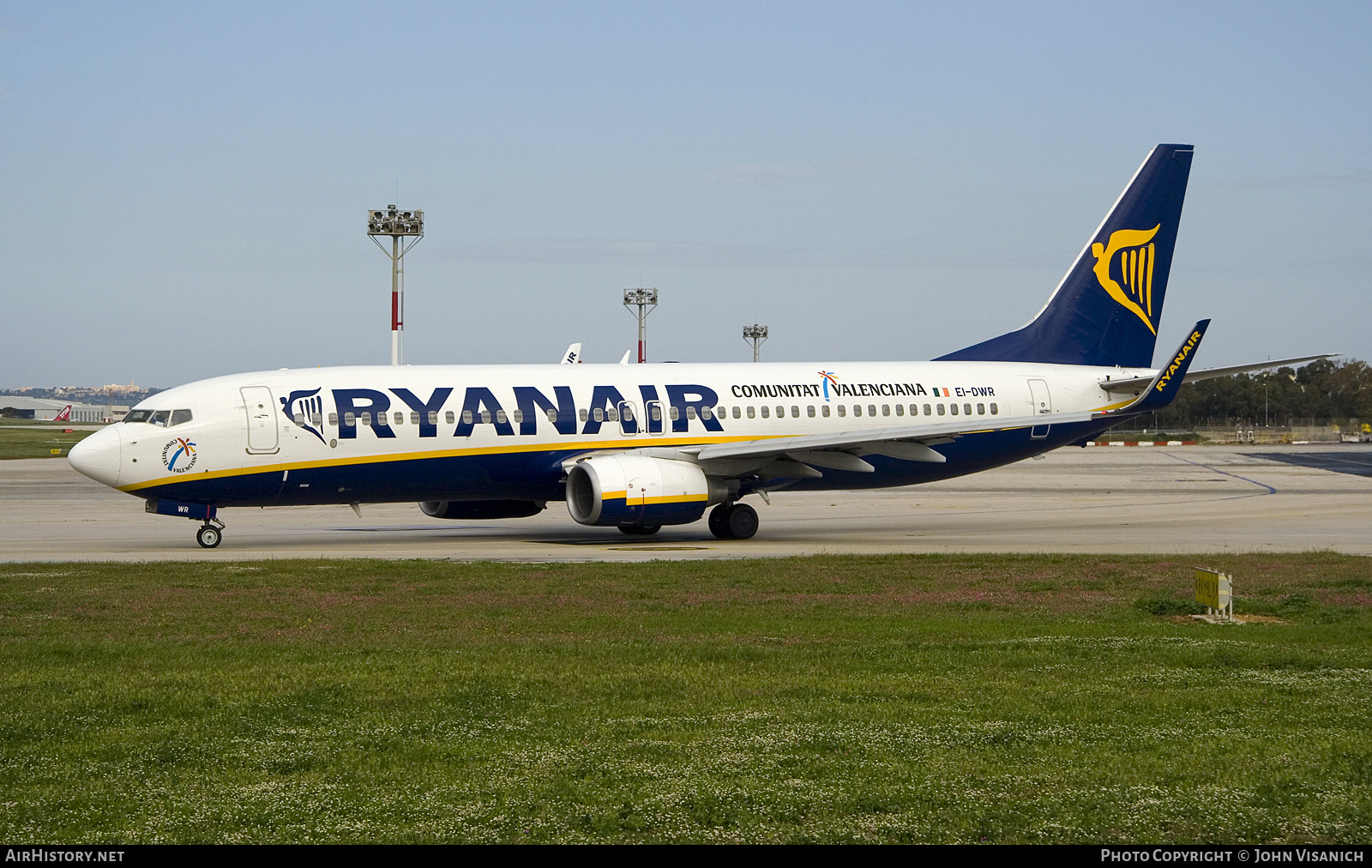 Aircraft Photo of EI-DWR | Boeing 737-8AS | Ryanair | AirHistory.net #613536