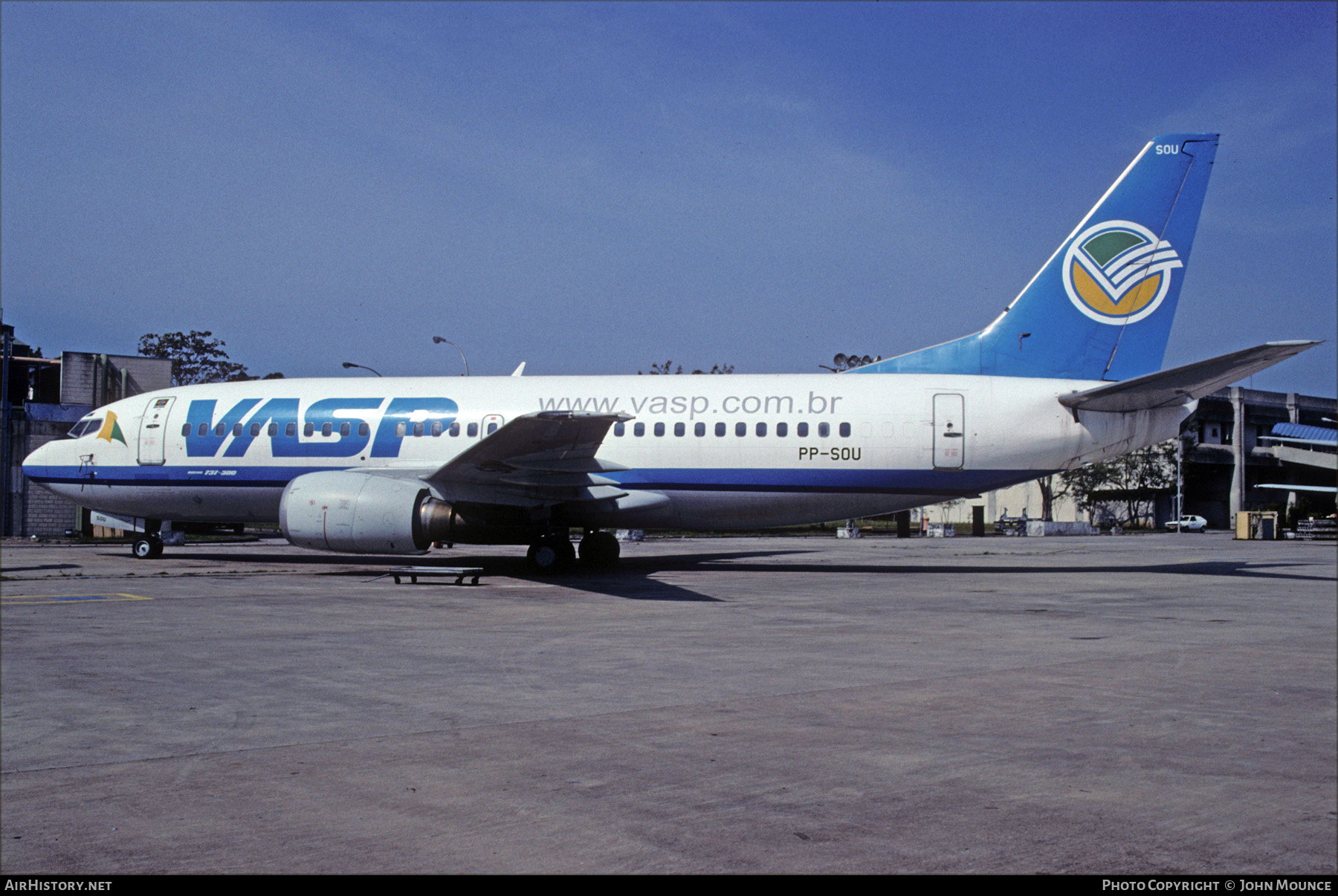 Aircraft Photo of PP-SOU | Boeing 737-3L9 | VASP | AirHistory.net #613546