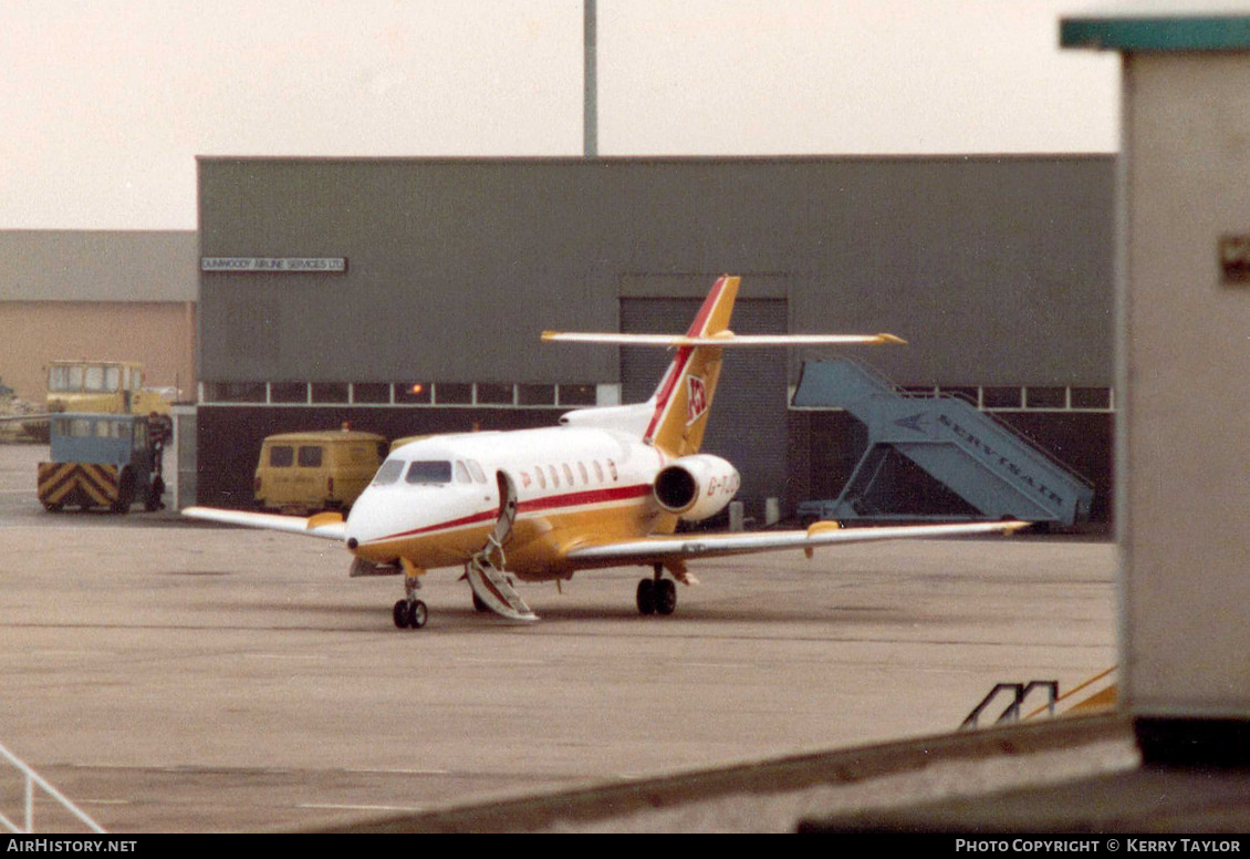 Aircraft Photo of G-TJCB | British Aerospace HS-125-700B | JCB - J.C. Bamford Excavators | AirHistory.net #613557