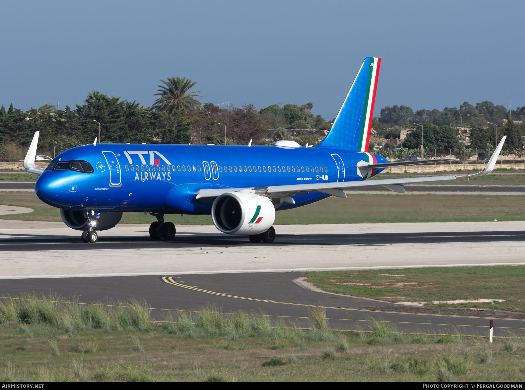 Aircraft Photo of EI-HJD | Airbus A320-272N | ITA Airways | AirHistory.net #613588