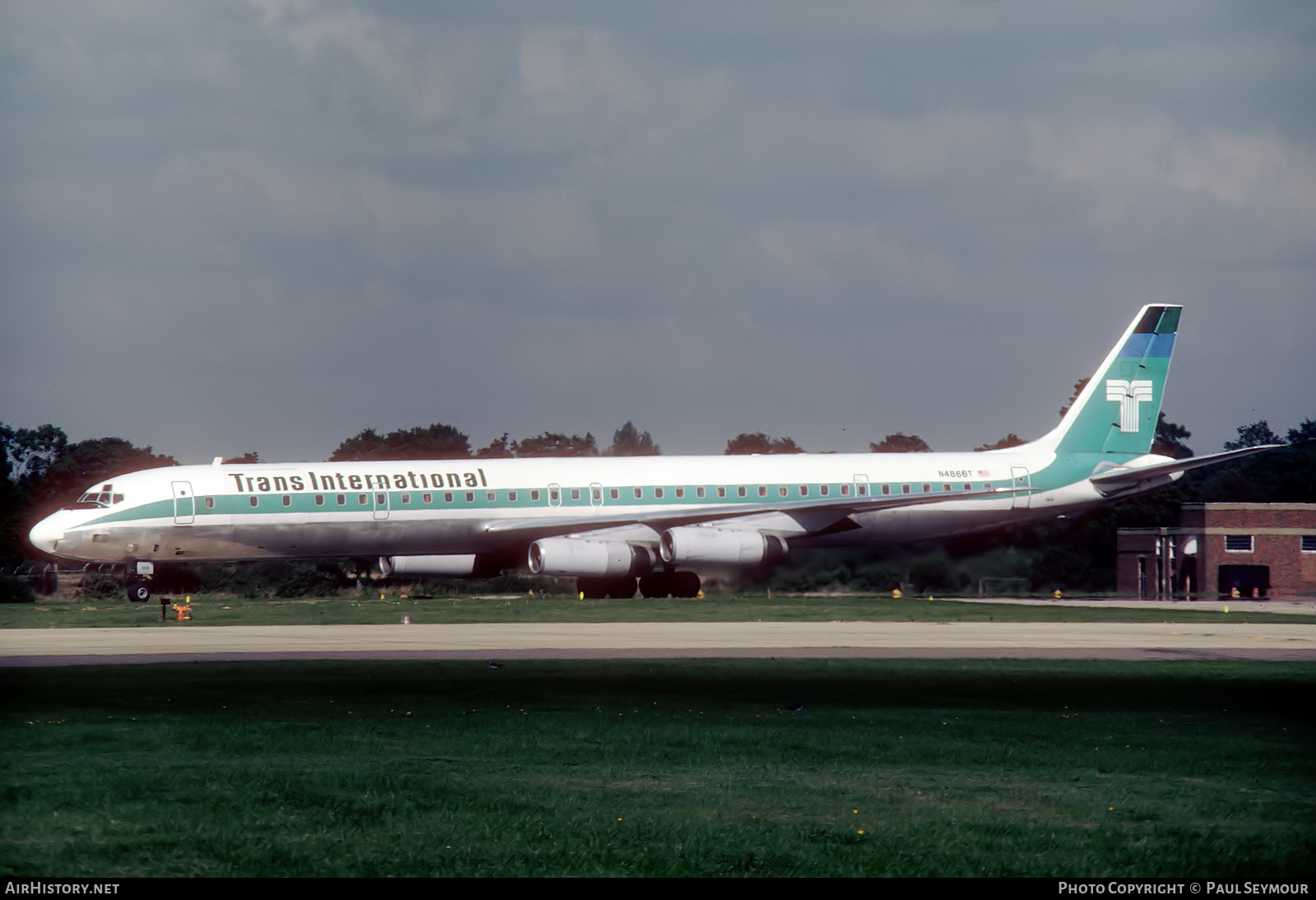Aircraft Photo of N4866T | McDonnell Douglas DC-8-63CF | Trans International Airlines - TIA | AirHistory.net #613609