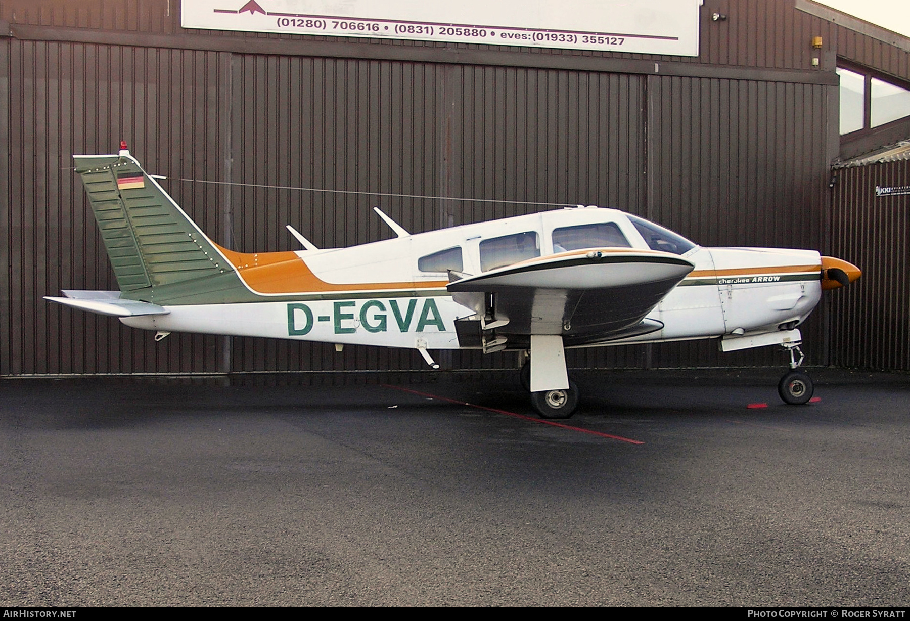 Aircraft Photo of D-EGVA | Piper PA-28R-200 Cherokee Arrow II | AirHistory.net #613612