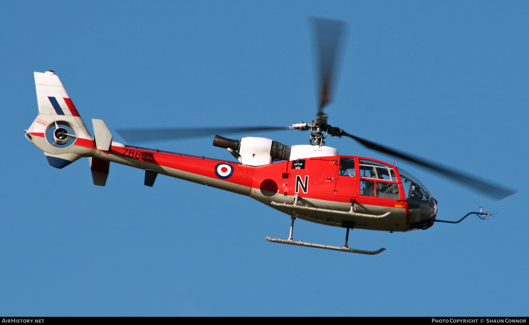 Aircraft Photo of ZB625 | Aerospatiale SA-341D Gazelle HT3 | UK - Air Force | AirHistory.net #613615