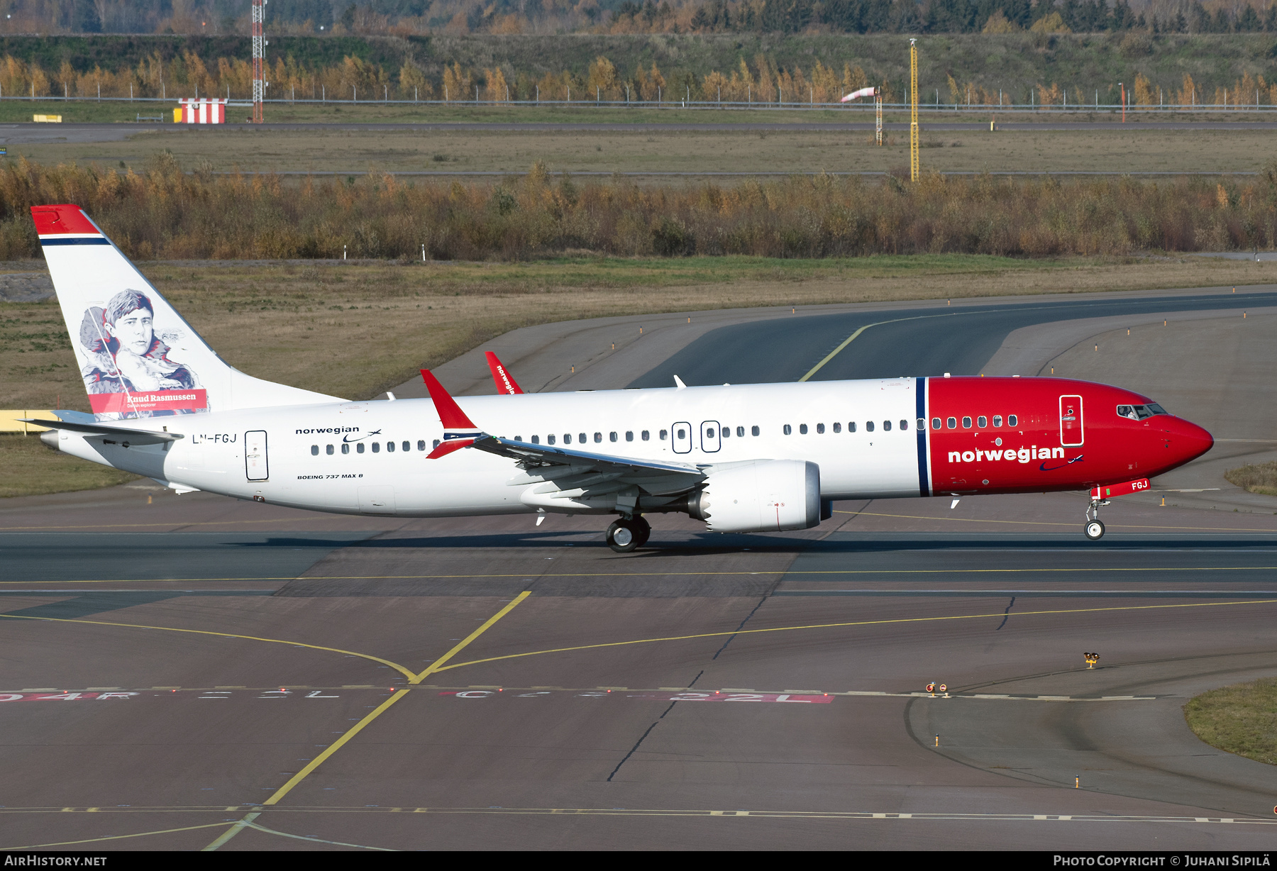 Aircraft Photo of LN-FGJ | Boeing 737-8 Max 8 | Norwegian | AirHistory.net #613633