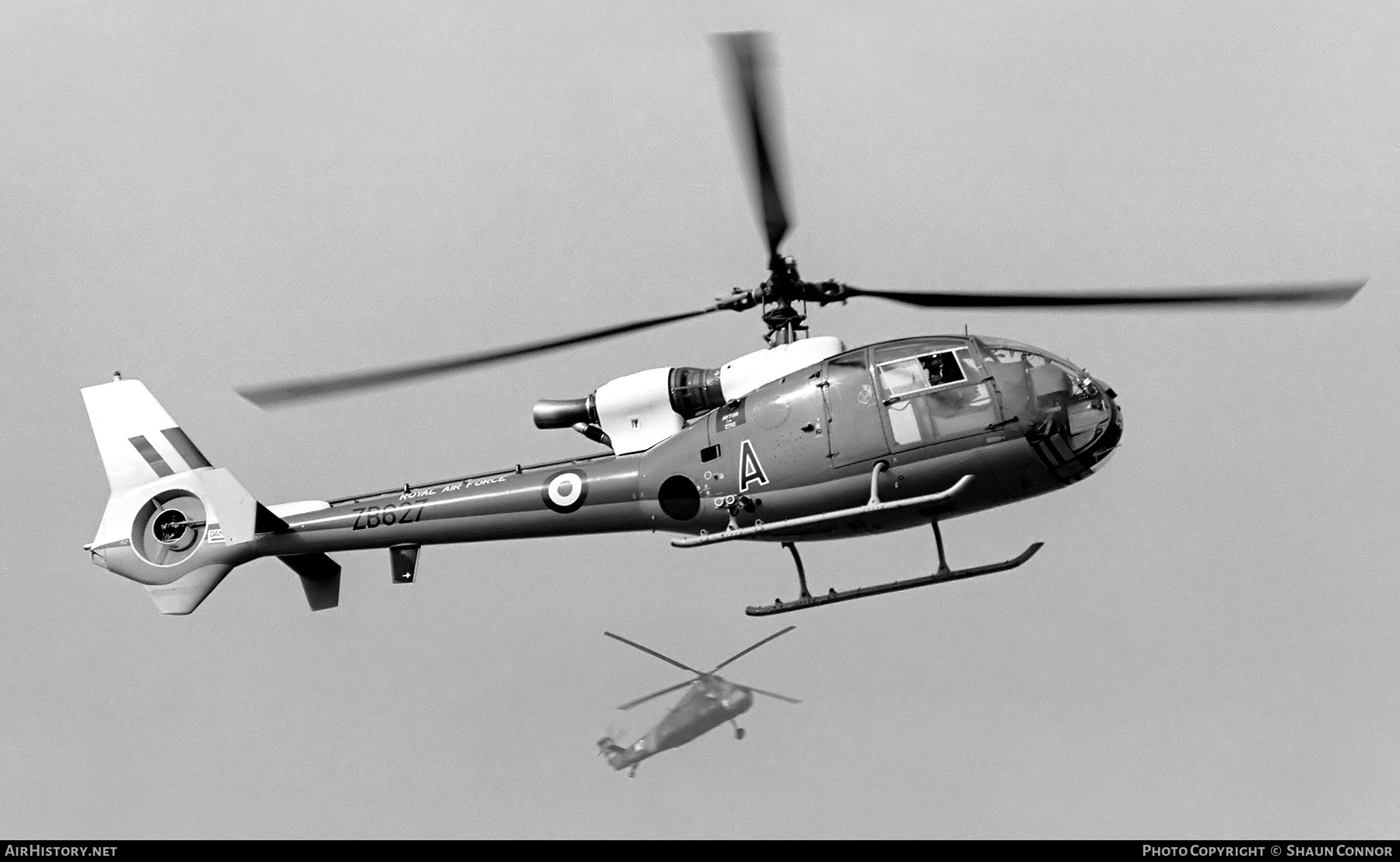 Aircraft Photo of ZB627 | Aerospatiale SA-341D Gazelle HT3 | UK - Air Force | AirHistory.net #613640