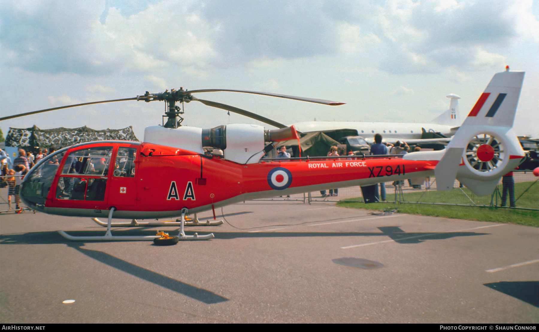 Aircraft Photo of XZ941 | Aerospatiale SA-341C Gazelle HT2 | UK - Air Force | AirHistory.net #613642