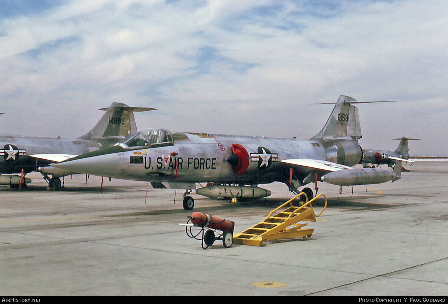Aircraft Photo of 63-13691 / 13691 | Lockheed F-104G Starfighter | USA - Air Force | AirHistory.net #613644