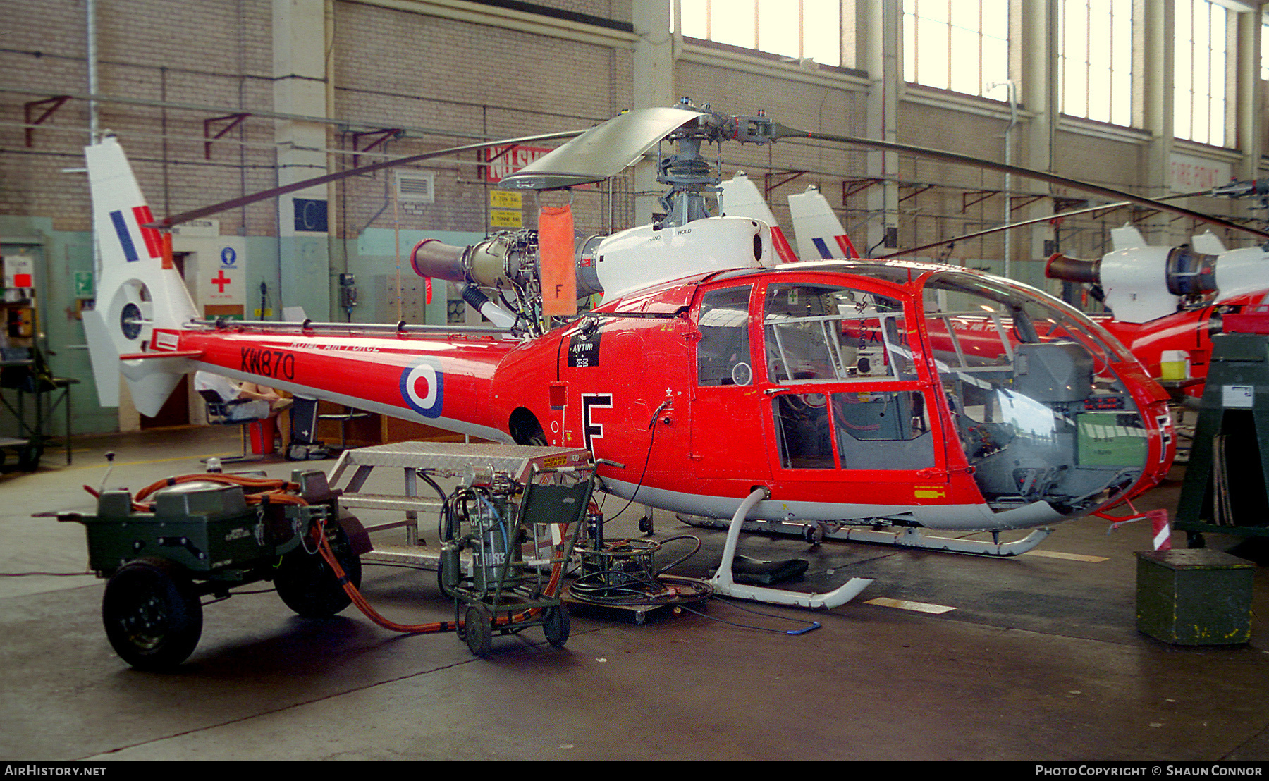 Aircraft Photo of XW870 | Aerospatiale SA-341D Gazelle HT3 | UK - Air Force | AirHistory.net #613658