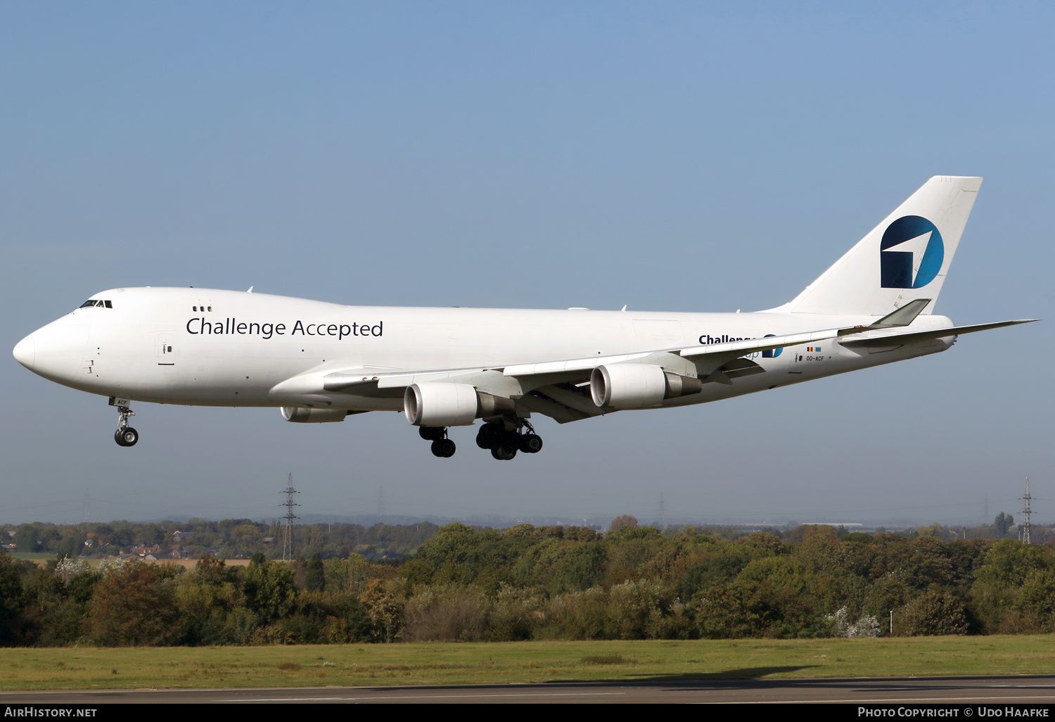 Aircraft Photo of OO-ACF | Boeing 747-4EVF/ER | Challenge Airlines | AirHistory.net #613666