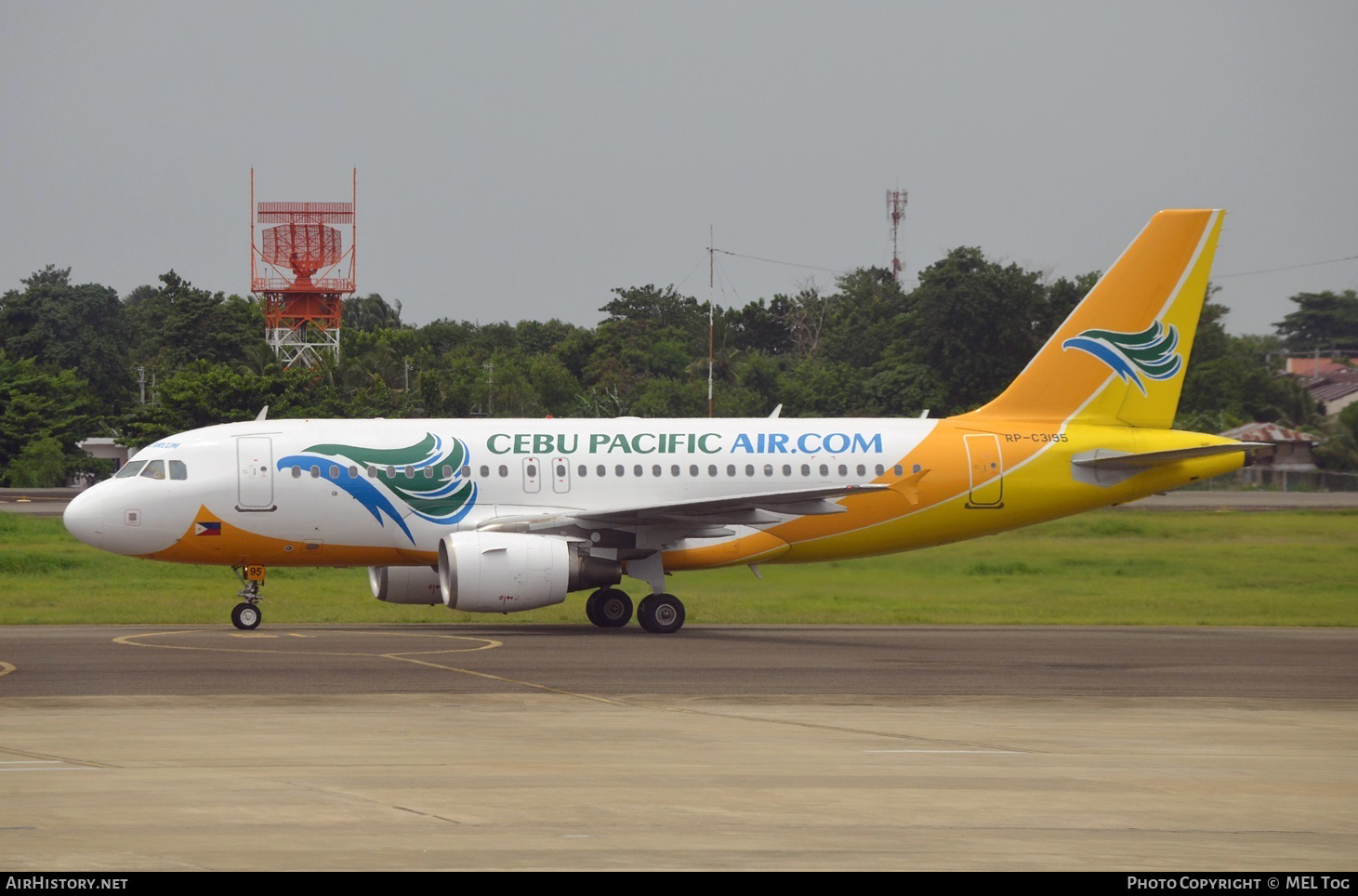 Aircraft Photo of RP-C3195 | Airbus A319-111 | Cebu Pacific Air | AirHistory.net #613681
