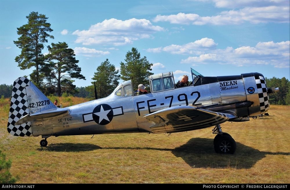 Aircraft Photo of SE-FUZ / 42-12279 | North American AT-16 Harvard IIB | AirHistory.net #613705