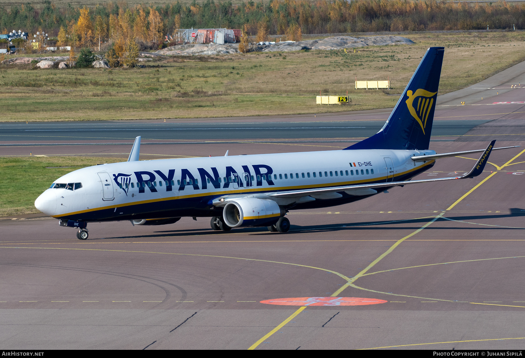 Aircraft Photo of EI-DHE | Boeing 737-8AS | Ryanair | AirHistory.net #613718