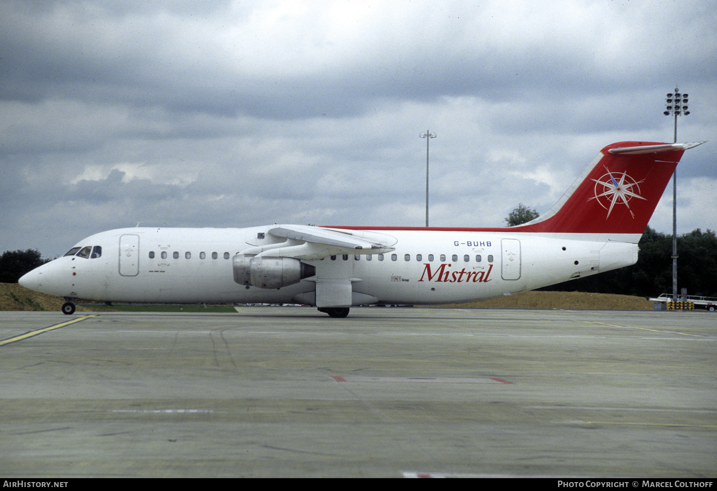 Aircraft Photo of G-BUHB | British Aerospace BAe-146-300 | Mistral Air | AirHistory.net #613719