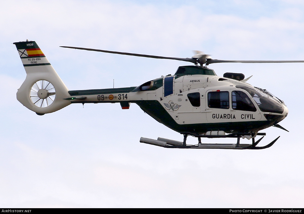 Aircraft Photo of HU.26-28A / 10280 | Airbus Helicopters H-135 | Spain - Guardia Civil | AirHistory.net #613737